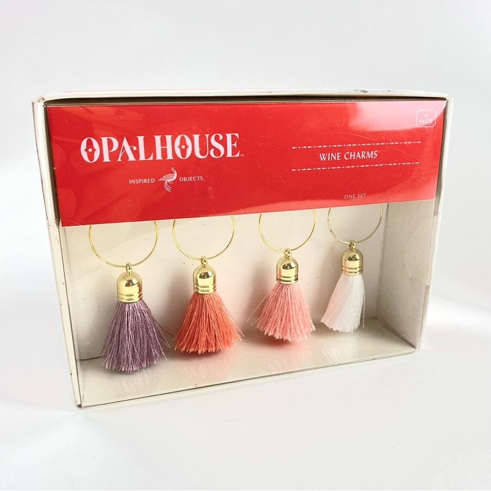 Opalhouse Tassel Wine Charms